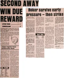 Match Report: Luton Town FC vs Sunderland (8th Apr 1978)
