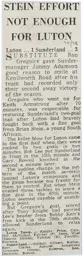 Match Report: Luton Town FC vs Sunderland (8th Apr 1978)