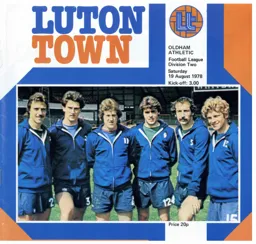 Programme: Luton Town FC vs Oldham Athletic (19th Aug 1978)