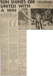 Match Report: Newcastle United vs Luton Town FC (26th Aug 1978)