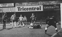 Alan West signals the Town's opener