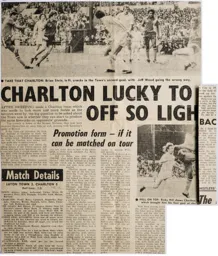 Match Report: Luton Town FC vs Charlton Athletic (2nd Sep 1978)