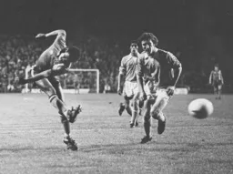 Brian Stein tries a shot