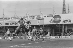 Chris Turner high above defence