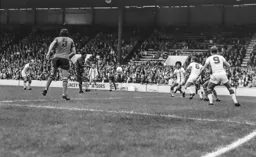 Ricky Hill strikes at goal