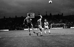 Paul Price heads into the box