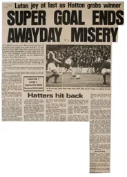 Match Report: Charlton Athletic vs Luton Town FC (21st Nov 1978)