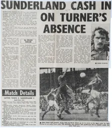 Match Report: Luton Town FC vs Sunderland (25th Nov 1978)