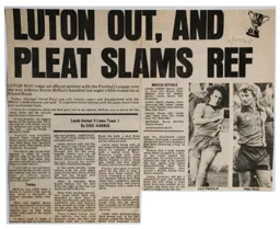 Match Report: Leeds United vs Luton Town FC (13th Dec 1978)