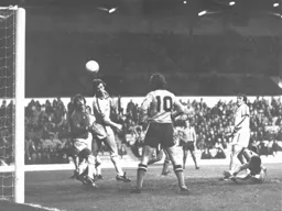 Brian Stein nets the solitary Luton goal