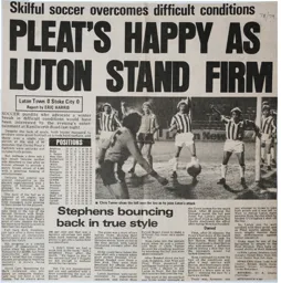 Match Report: Luton Town FC vs Stoke City (6th Feb 1979)