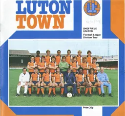 Programme: Luton Town FC vs Sheffield United (10th Feb 1979)