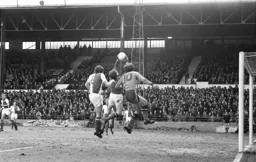 Bob Hatton challenges Blackburn keeper