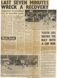 Match Report: Notts County vs Luton Town FC (3rd Mar 1979)