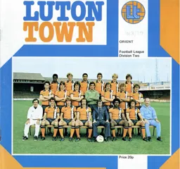 Programme: Luton Town FC vs Orient (10th Mar 1979)