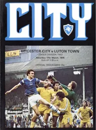 Programme: Leicester City vs Luton Town FC (28th Mar 1979)