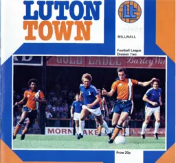 Programme: Luton Town FC vs Millwall (14th Apr 1979)