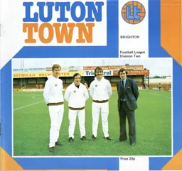 Programme: Luton Town FC vs Brighton & Hove Albion (21st Apr 1979)