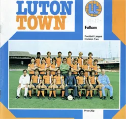 Programme: Luton Town FC vs Fulham (5th May 1979)