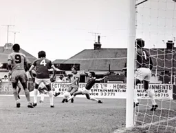 Bob Hatton tries to get a shot away