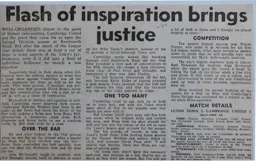 Match Report: Luton Town FC vs Cambridge United (18th Aug 1979)