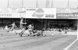 Ricky Hill scores the second