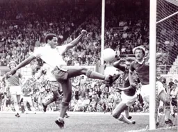 Brian Stein just fails to connect