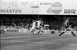 Alan West nets the fourth goal