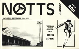 Programme: Notts County vs Luton Town FC (15th Sep 1979)