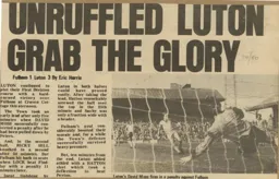 Match Report: Fulham vs Luton Town FC (29th Sep 1979)