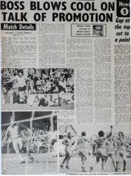 Match Report: Fulham vs Luton Town FC (29th Sep 1979)