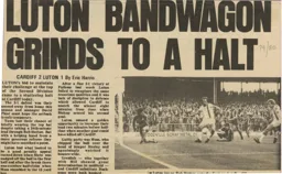 Match Report: Cardiff City vs Luton Town FC (6th Oct 1979)