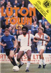 Programme: Luton Town FC vs Sunderland (13th Oct 1979)