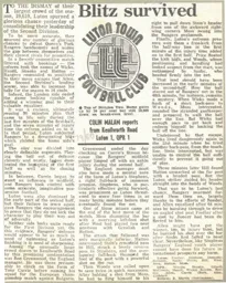 Match Report: Luton Town FC vs Queens Park Rangers (10th Nov 1979)