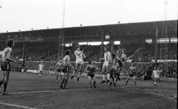 Mike Saxby challenging City keeper
