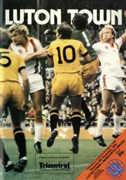 Programme: Luton Town FC vs Newcastle United (8th Dec 1979)
