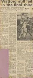 Match Report: Watford vs Luton Town FC (26th Dec 1979)