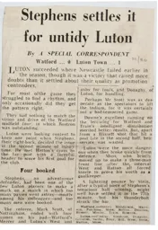 Match Report: Watford vs Luton Town FC (26th Dec 1979)