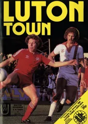Programme: Luton Town FC vs Chelsea (1st Jan 1980)