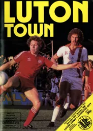 Programme: Luton Town FC vs Leicester City (12th Jan 1980)