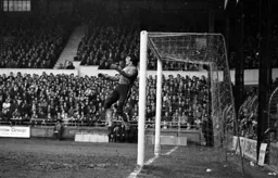 County keeper floating in the air