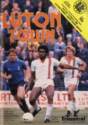 Programme: Luton Town FC vs West Ham United (1st Mar 1980)