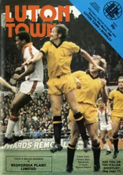 Programme: Luton Town FC vs Burnley (29th Mar 1980)
