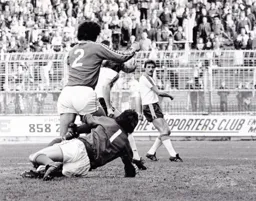 Tony Grealish nods in goal number two