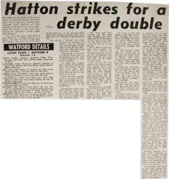 Match Report: Luton Town FC vs Watford (5th Apr 1980)