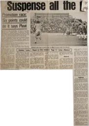 Match Report: Chelsea vs Luton Town FC (7th Apr 1980)