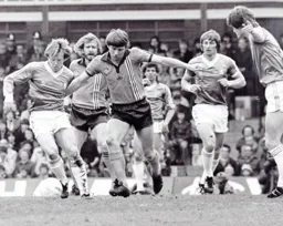 Alan West comes away with the ball