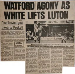 Match Report: Luton Town FC vs Watford (19th Aug 1980)