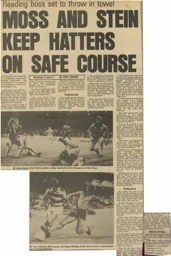 Match Report: Reading vs Luton Town FC (27th Aug 1980)