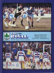 Programme: Reading vs Luton Town FC (27th Aug 1980)